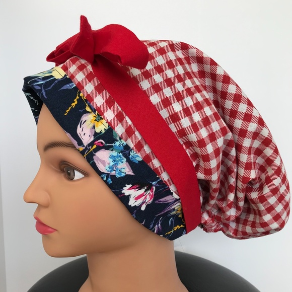 Scrub CAP/HAT *Reversible *Long Ties NWOT - Picture 2 of 16